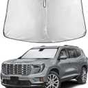 EcoNour Windshield Sunshade Compatible for GMC Acadia 2024 2025 2026, Sun Visor for Front Windshield & Window Sun Shade Cover, UV Heat Blocker & Protector, Car Accessories