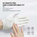 FINGER TEN Womens Leather Golf Glove with Ball Marker Ladies Gloves Left Right Handed Golfer Extra Grip 1 Pack, Left Right Hand Pink Fit Woman Girl, Size Small Medium Large XL