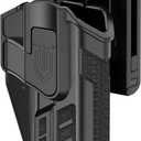 Level / Optic Cut Holster OWB for Glock 17 19 19x 44 45 Gen 1-5, Glock 22 23 31 32 Gen1-4, Right Hand