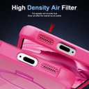 Hocase for Samsung Galaxy S25 Case, with Ring Stand [Magnetic Wireless Charging Supported] [Military Grade Protection] Slim Shockproof Translucent Protective Phone Case - Hot Pink