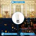 S14 LED Replace Light Bulbs for Patio String Light Shatter-Resistant Waterproof Hanging Light Bulbs for Outdoor String Lights Base E26 (30)