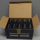 ELECTECK 10 Pack GFCI Outlets 15 Amp, Tamper Resistant (TR), Ultra Slim GFI Receptacles with LED Indicator, Ground Fault Circuit Interrupter, Decor Wallplate Included, ETL Listed, White