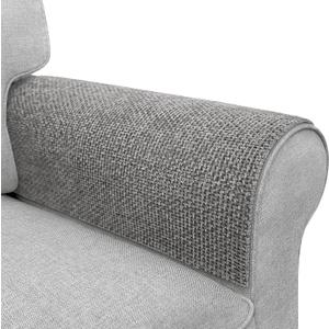 Couch Arm Covers, Sofa Arm Covers, Waterproof Armrest Cover for Sofa, Armchair, Loveseat, Non-Slip Recliner Arm Cover, Headrest Cover, Arm Chair Covers Set of 2 (Gray, 24"20") (Grey)