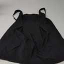 Maeve Anthropologie Black Sleeveless Bubble Hem Trapeze Midi Dress Pockets S