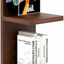 LitaEther Lack Wall Shelf,Display Floating Shelf (Solid Wood, 4 Tier)