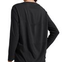 Pioneer Camp Bamboo Viscose Long Sleeve Workout Shirts for Women Back Loose Fit Yoga Athletic T-Shirts Casual Boat Neck Tops, XL
