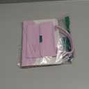 JGHYYZD Cute Case for iPad Mini 7 A17 Pro 2024/ iPad Mini 6 2021, Slim Handbag Leather Protective Cover with Stand Hand Strap Pocket for Girls Woman Kids for iPad Mini 7th/ 6th Generation 8.3", Pink