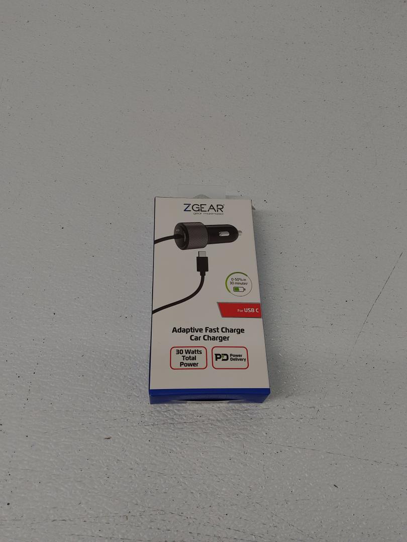 ZGEAR Adaptive Fast Charger Car 30 Watts For USB C