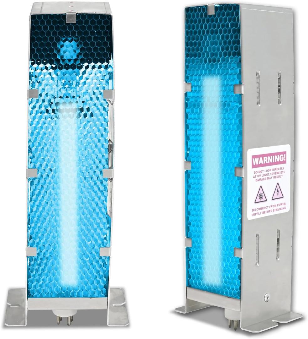Air Scrubber Advanced Photocatalytic Oxidation (PCO) 9" Replacement Cell & Bulb for Activetek InDuct 2000 for A1013A,A1013C,A1013P,A1013Q, A1013T,A1013U(Ozone Free)