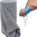 Reusable Microfiber Cleaning Cloth Roll, 2026 New Tear Away Towels, Ultra Absorbent Cloth, Lint Free Microfiber Cloth for Auto Detailing, Multipurpose Cleaning Cloth for Home and Kitchen (Gray*20)