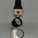 Primefit R1401G Mini Air Regulator with steel-Protected Gauge, 60-Scfm At 100-Psi, 1/4" Npt
