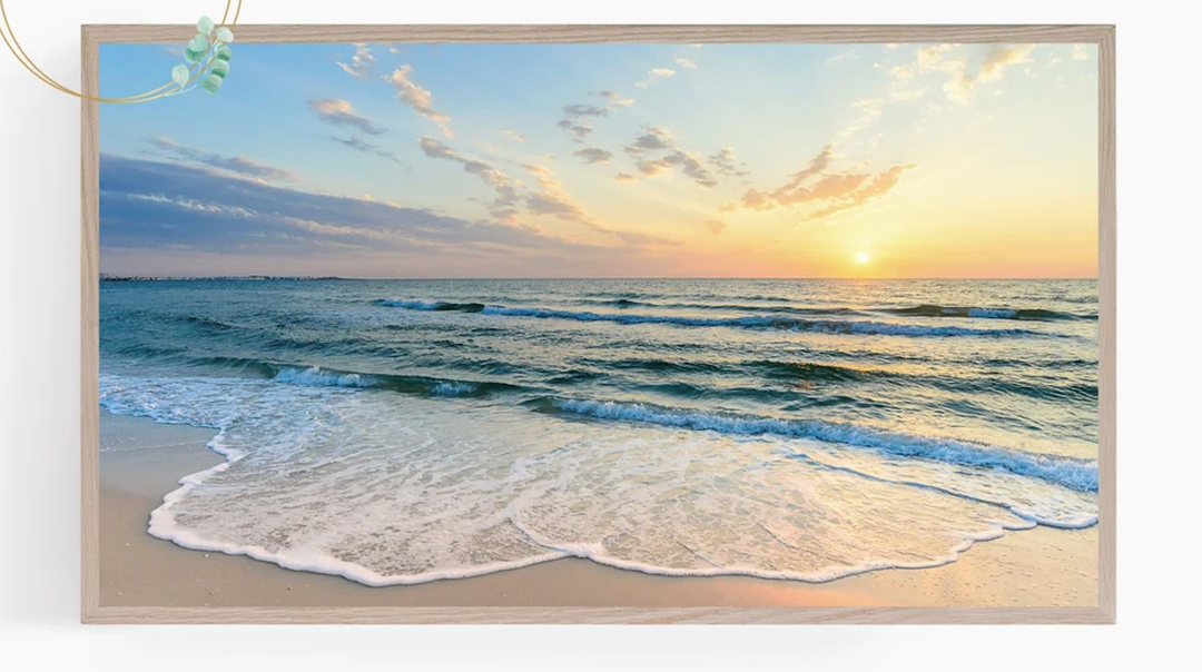  Large Canvas Wall Decor For Living Room Wall Art For Bedroom Office Wall Decorations Print White Ink-Wash Flower-Shaped Wooden Frame Artwork Stretched and Frame Posters Home Decor 24"X48"