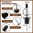 Mifoci Bar Glass Rimmer Bartender Tool with 12 Pcs Stainless Steel Classic Bottle Pourer Bar Caddy with 6 Compartment 1000 Pcs Coffee Cocktail Stirrers 200 Napkin (3 Tier,Multifunctional Acacia Wood)