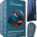 MyHalos Red Light Therapy Mask for Face - LED Face Mask - Light Therapy with Redlight, Blue-Light & Near-Infrared, Skin Care Facial Device - Perfect for Wrinkles Fine Lines & Anti-Aging
