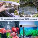 Uniclife Aquarium Air Pump Dual Outlet Fish Tank Aerator with Accessories for 5-200 Gallon Tank