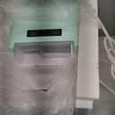 DUMOS Countertop Ice Maker with Handle, 26lbs/ 24H Portable Ice Machine, 9 Bullet Ice Cubes Ready in 6 Mins, Self-Cleaning, Quiet Compact Ice Maker for Home, Kitchen, RV, Camping, Green