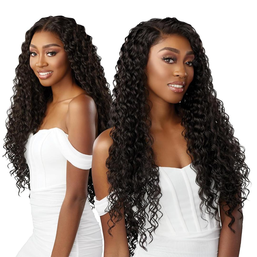 Sensationnel Bare Lace 13X6 Wigs - Unit 5 Lacefrontal Glueless Synthetic 180 Degree Preplucked Hairline (2 DARKBROWN)