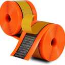 Self-Adhesive Bike Tire Liners, TPU Material with Translucent Mesh, Orange, Lightweight Quick Installation for Mountain and Road Bikes