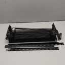 VyGrow Over the Door Pantry Organizer, 5-Tier Over the Door Organizer with Adjustable Basket, Pantry Door Organization for Pantry Kitchen Storage Room Spice Rack, Black