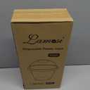 Lamosi 100 Pack 9 oz Clear Plastic Cups with Lids, Disposable Cups with Dome Lids No Hole, Ideal for Ice Cream, Cold Drinks, Fruit, Dessert, Yogurt Parfait