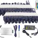 200PCS 110FT RGB LED Module Kit, 3 Led 5050 SMD LED Lights for Signs Turquoise Green Ice Blue,Window IP65 Shop Letter Box String Light Adaptable to Multiple Scenarios