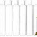 12 Pcs Hurricane Candle Holder Sleeve, W:2.5" H:14" Bottomless Clear Glass Cylinder Candleholder Cover Open Both Ends Glass Chimney, Candle Shade for Centerpieces, Wedding Party Event Decor