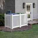 3 ft. x 4 ft. White Vinyl Utility Screen