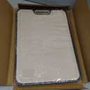 Titanium Cutting Board for Kitchen, Cutting Board Double Sided Food Grade, Pure Titanium/PP, Easy to Clean Large Size 1611 (Silver)