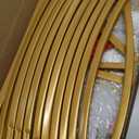 Wokceer Round Backdrop Stand 5FT Circle Balloon Arch Frame Circle Backdrop Stand Gold Round Arch for Wedding Birthday Party Bridal Shower Anniversary Event Ceremony Decoration