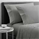 Cottingon 4 Piece RV King Sheets, 100% Extra Long Staple Premium Egyptian Cotton, Soft Camper King Bed Sheet Set, Fits Upto 15" Deep RV Bunk Mattress 72"X80", Light Grey