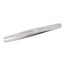 Tweezerman Stainless Steel Slant Tweezer - Eyebrow Tweezers for Women and Men (Classic Stainless)