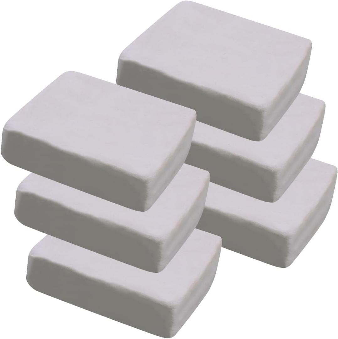 6 lb White Natural Air-Dry Clay;Ideal for Wheel Throwing,Hand Building,Sculpting;Great for All Skill Levels;Whiteware Clay