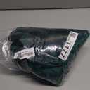 Simplee Women's Formal V Neck Short Sleeve Wrap Velvet Maxi Dress Elegant Bell Sleeve Slit Bridesmaid Long Dresses for Wedding Guest Dark Green Small