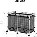 Pool Storage Bin, 142 Gallons, Holder for Noodles, Toys, Floats, Towels, Mesh Organizer for Swimming Equipments, Basic Plus Style