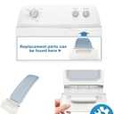 Showingo W10717210 W11778253 Dryer Lint Screen Filter Replacement for 8557882 W10641634 8558459 8558463 8559787 348851 689465 8557857 - Compatible with Whirlpool Kenmore Estate Maytag Dryer Lint Trap