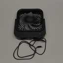 Magnetic Cruise Ship Approved Fan, 5000mAh Battery Operated Portable Fan with 5 Speeds, Magnetically Sticks on Cabin Ceilings and Walls, Cruise Essentials 2026 - Black