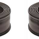 Suncast 20 ft. Plastic Landscape Edging Roll for Garden, Flower Beds, and Lawn, Black (Pack of 2)