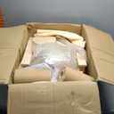 Sturdy Floor-to-Ceiling Cat Tree | Solid Real Wood 55-122'' Height Adjustable Drill-Free Tower | Ideal for Multi-Cat Households & Large Breeds with Extra-Thick 4.3" Solid Wooden Posts