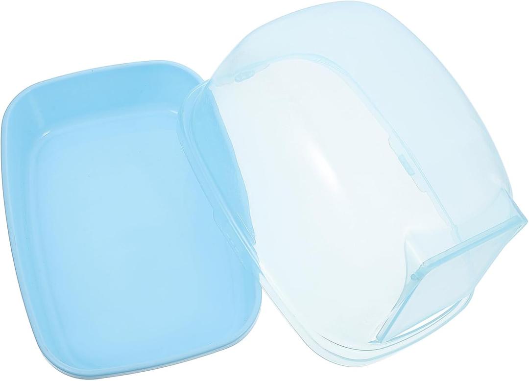 POPETPOP Chinchilla Sand Bath House Multiuse Shower Box for Hamsters Gerbils Squirrels Compact Design for Bathing Environment Small Animal Sand Bath Container