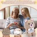 2 x Funny mom Gifts - Mom I Bear Love You Crochet Bear, Adorable for Birthday, Mother's Day, Valentine's Day, Christmas, Thanksgiving(Mom)