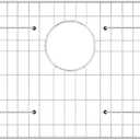 Stainless Steel Sink Grid and Protectors for Bottom of Kitchen Sink26" x 14" Inches with Rear Drain