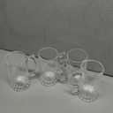 Heavy Beer Mugs Set, 16oz Glass Mugs With Handle, Beer Glasses For Freezer, 500ml Beer Drinking Glasses, Traditional Stein For Bar, Alcohol, Beverages,Coffee, Teas, Set of 4