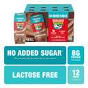 NEW Horizon Organic Shelf Stable No Added Sugar Lactose Free 1% Lowfat Chocolate Milk Boxes, 8 fl oz, 12 Count - 8g Protein per Serving, USDA Organic, Ready to Drink, No Refrigeration Needed