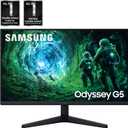 SAMSUNG 27 Odyssey G5 G53F QHD Resolution Gaming Monitor, HDR10, 200Hz Refresh Rate, IPS Panel, AMD FreeSync Premium, Black Equalizer, Auto Source Switch, LS27FG532ENXZA