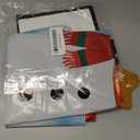 Christmas Foil Balloons Snowman Reindeer Santa Candy Cane Christmas Tree Balloons for Xmas Themed Party Decoration Supplies Winter Birthday Decoration Decor Ballons Arch Kits Party Balloon Set 6pcs (Multicolor)