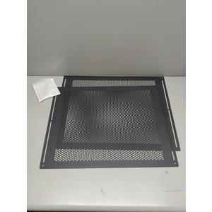  PC Case Dust Mesh Filter, [2 Pack] Magnetic Frame Computer Fan Dust Mesh PC Cooler Filter Dustproof PVC Cover Grills - Black
 21x16in