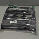 Portable Drink Carrier for Big Cups, Foldable Plastic Cup Holder, Reusable Cup Holder Carrier with Handle, Drink Delivery Carrier (Black)