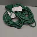 DEWENWILS 25 FT Green Outdoor Tri-Tap Extension Cord Splitter,Halloween Weatherproof 16/3 SJTW Power Cable for Outdoor String Light, Holiday Decoration and Landscaping Lights, ETL Listed, Pack of 2