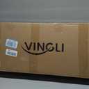 VINGLI Pool Vacuum Cleaner Automatic Sweeper Swimming Pool Creepy Crawler Vacuum with 33FT Hoses (Navy Blue&White)