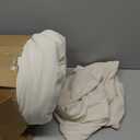 Bedsure Oversized Queen Comforter Set, Cream Soft Prewashed Bedding for All Seasons, 3 Pieces GentleSoft Bed Set, 1 Lightweight Comforter (98"x98") and 2 Pillowcases (20"x26")